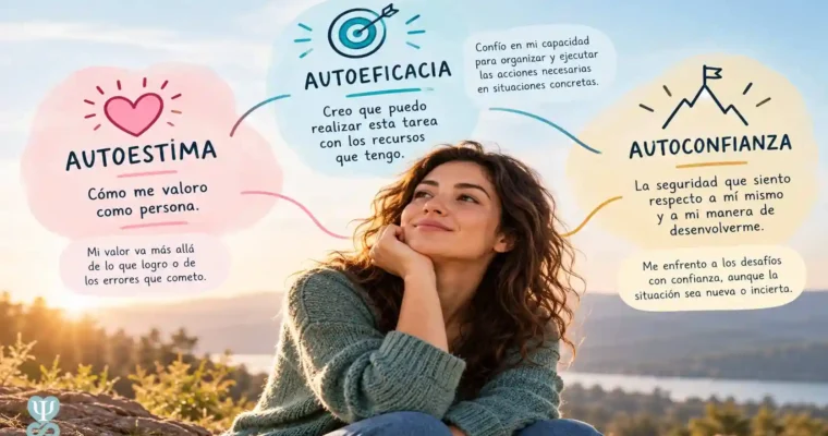 Diferencias entre Autoestima, Autoeficacia y Autoconfianza