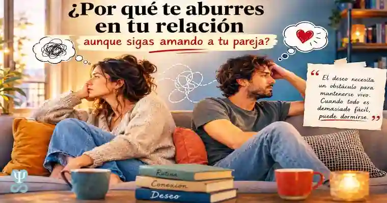 ¿Por qué te aburres en tu relación aunque sigas amando a tu pareja?
