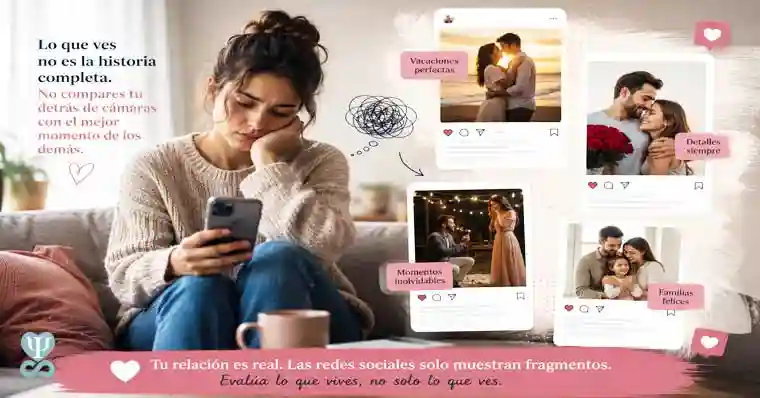 ¿Por qué comparas tu relación con otras parejas en redes sociales?