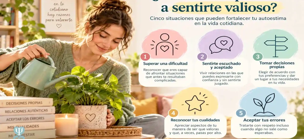 Cómo reconocer las situaciones en las que empiezas a sentirte valioso
